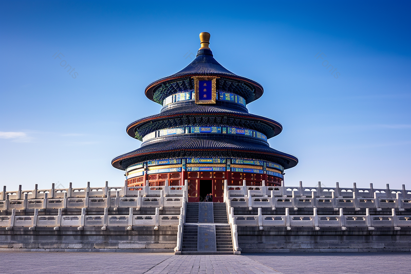 天坛旅游胜地圆形建筑国内美景,高清,摄影图,摄影图片,图片大全,摄影图免费下载